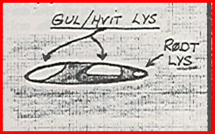 Tegning av observasjon 18 Mars 1982