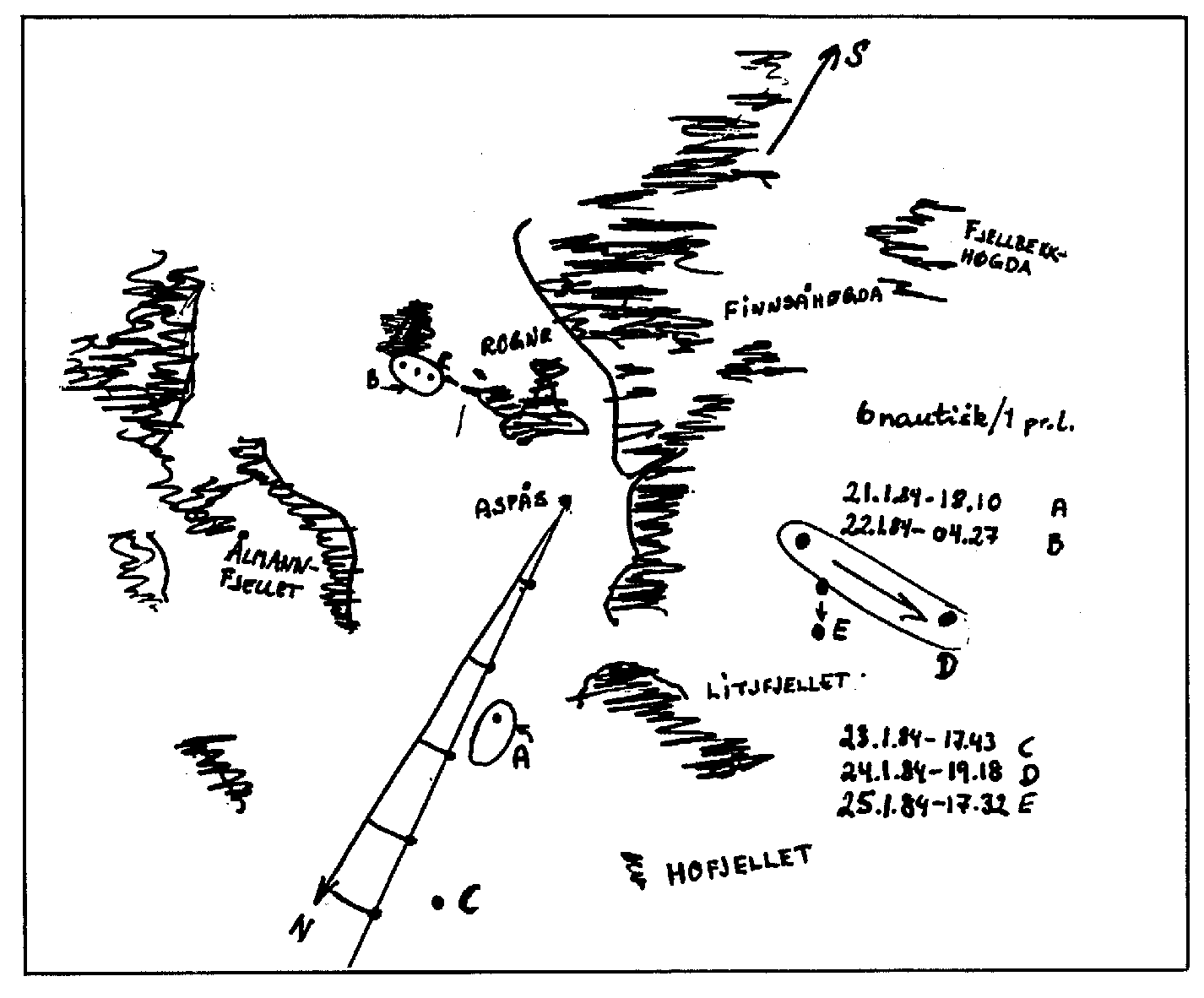 Hessdalen, Radarskjerm (1) (stor utgave)