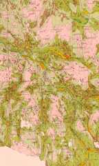 Kvartærgeologisk kart over Hessdalen